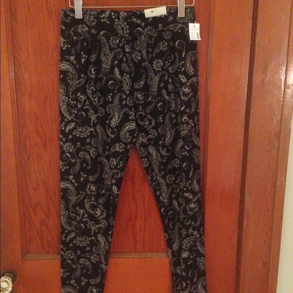 Maurices paisley leggings - Picture 1 of 4